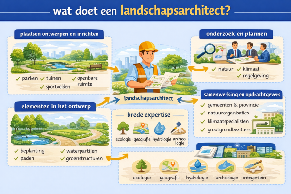 Wat doet een landschapsarchitect